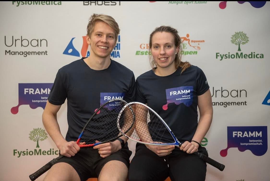 Laura-Liisa ja Walter – squashile pühendunud noorsportlased